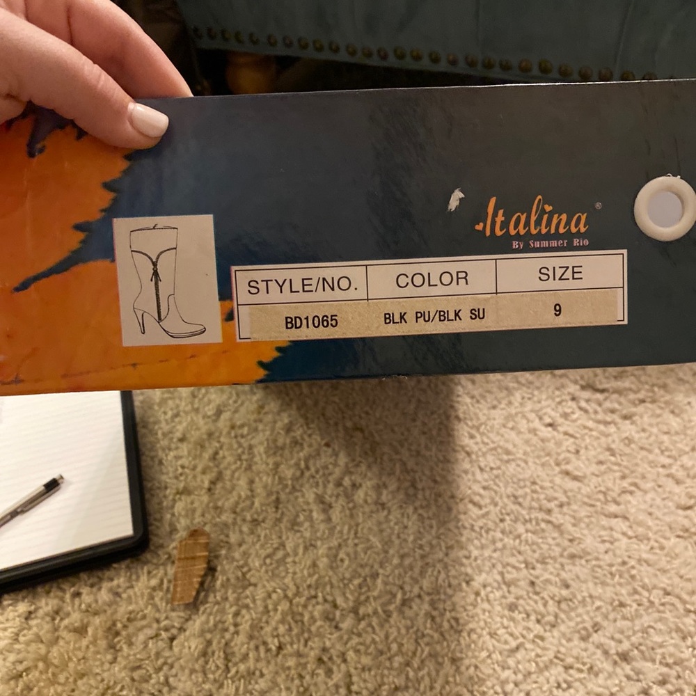 Thigh high italina boots